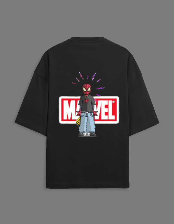 Marvel Spider-Man Terry Oversized Tee - 260GSM