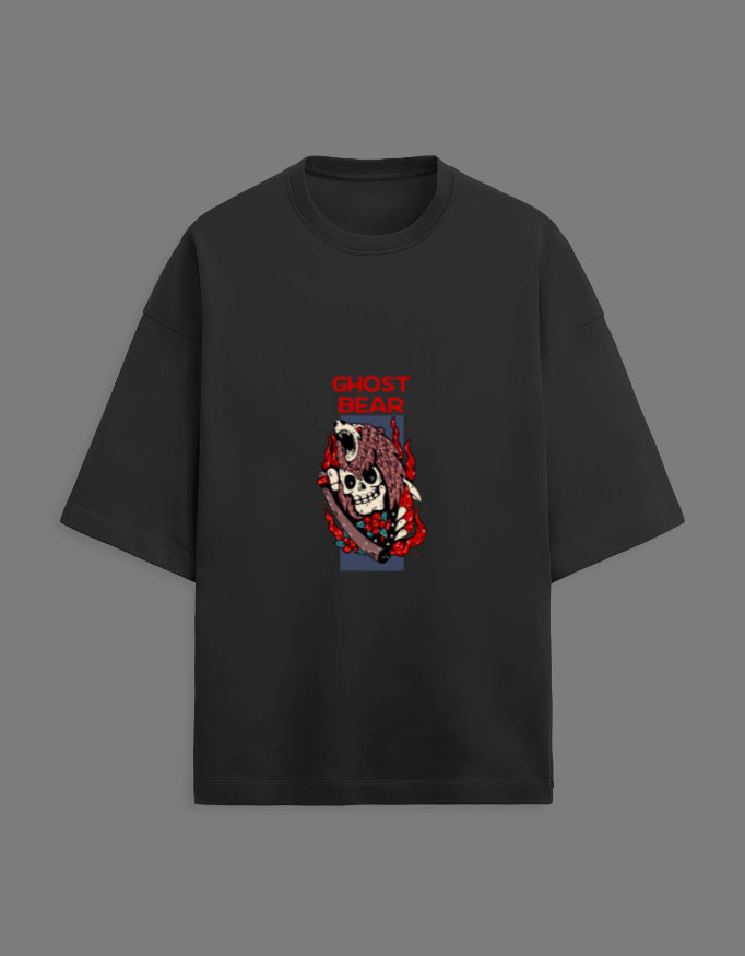 Ghost Bear Terry Oversized Tee